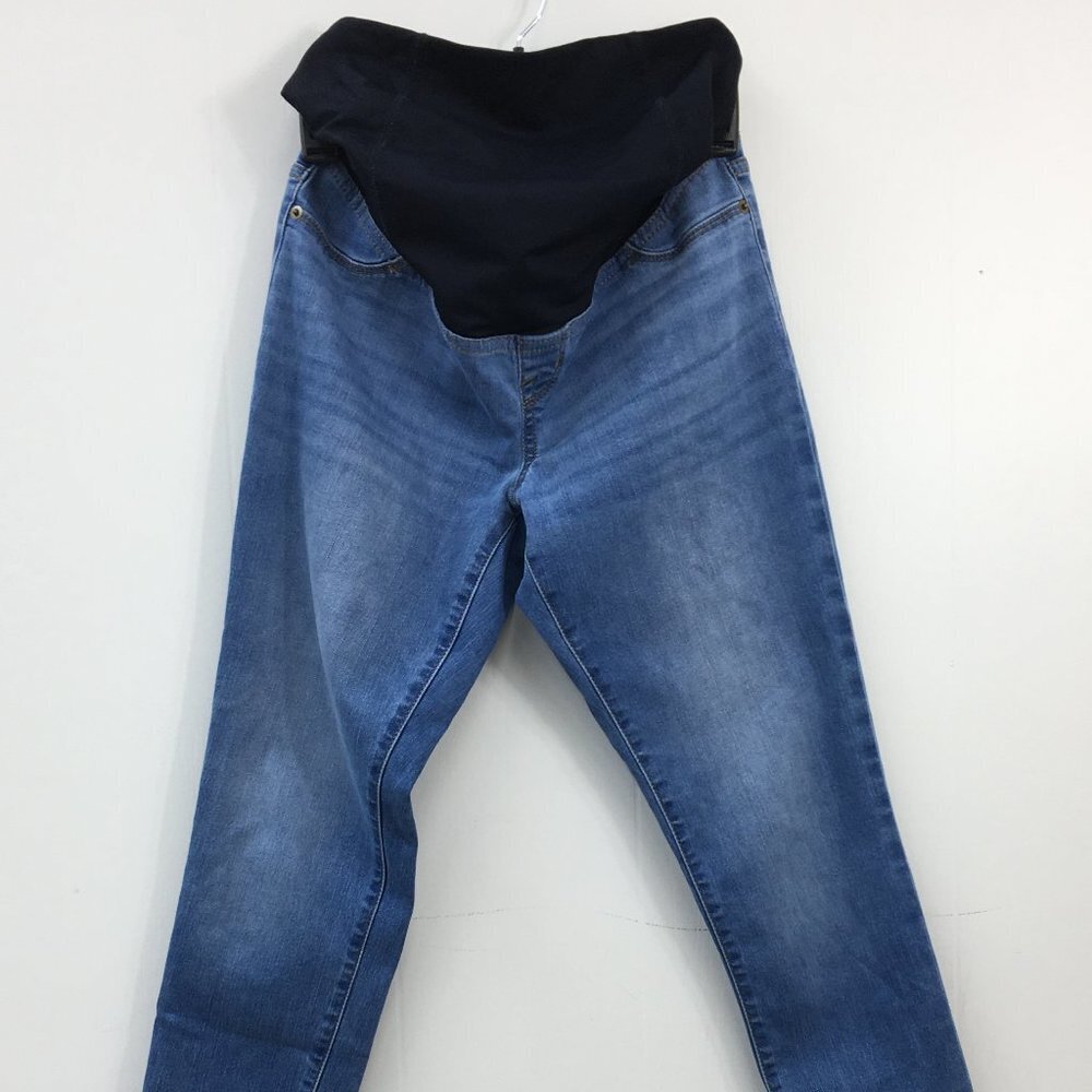 Isabel Maternity Light Wash Denim Jean Size 2/26 Regular EXCELLENT Condition